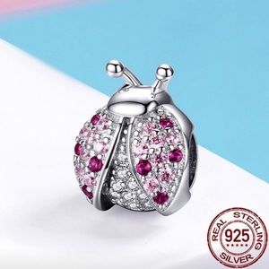 STERLING SILVER LADYBUG CHARM